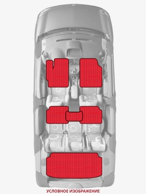 ЭВА коврики «Queen Lux» комплект для Mazda 2