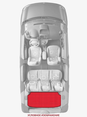 ЭВА коврики «Queen Lux» багажник для ТагАЗ Tager 3D